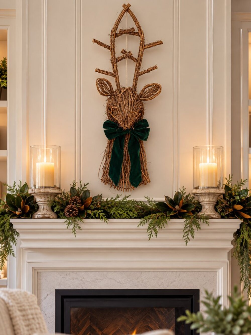 NWT Martha Stewart 33 x 11 Deer Head Wall Decor